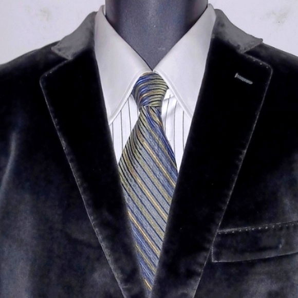Axcess Other - Axcess Striped Silk Necktie